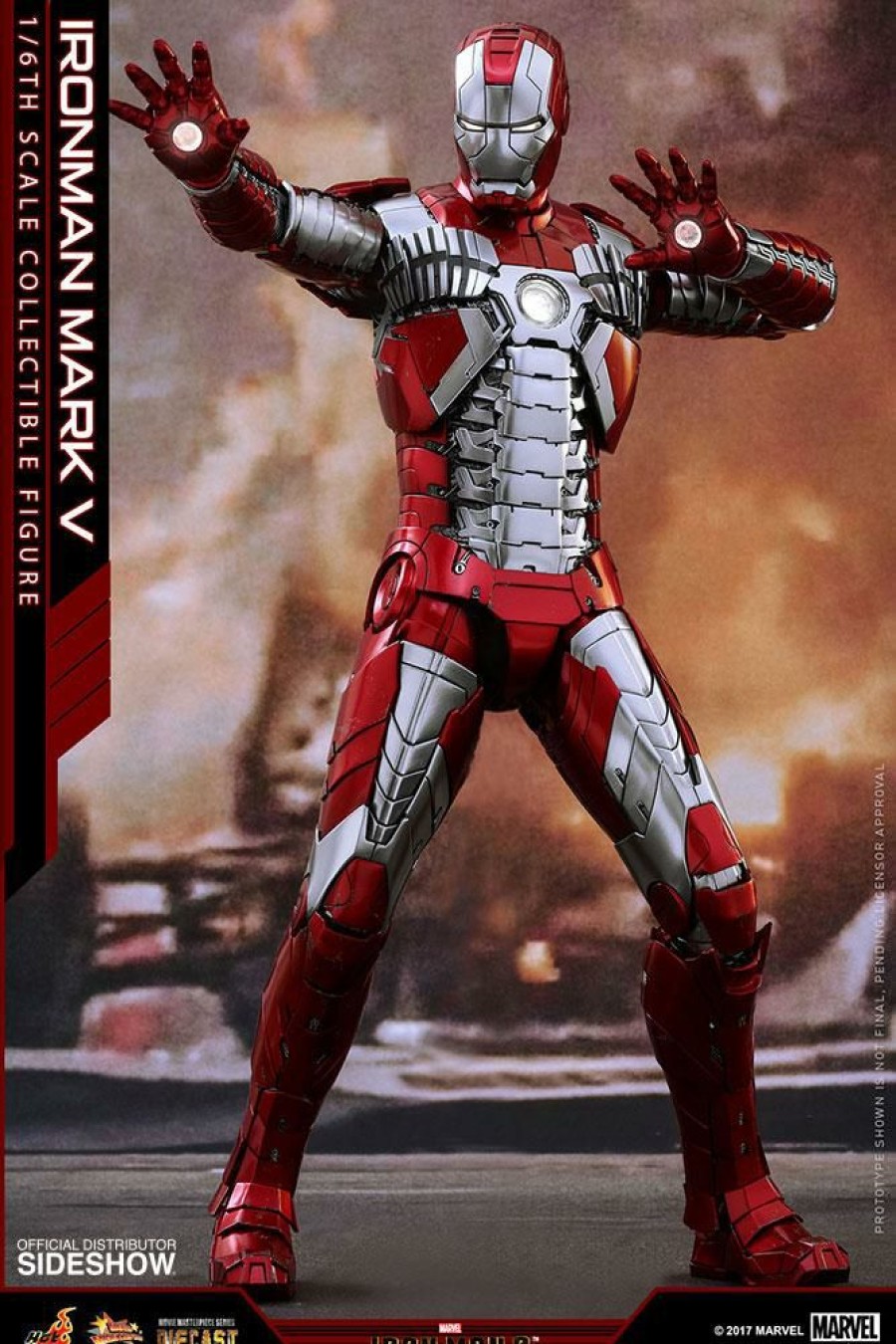 1/6 Scale * | Hot Toys Movie Masterpiece Series Iron Man Mark V Reissue