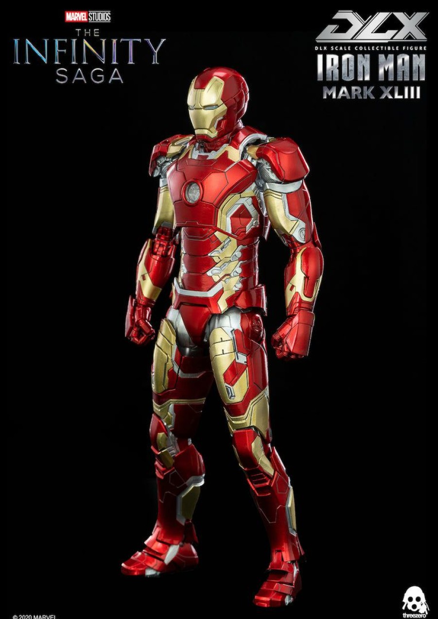 Movies / Tv / Sports * | Threezero Avengers Infinity Saga Dlx Iron Man Mark 43 1/12 Scale Comics