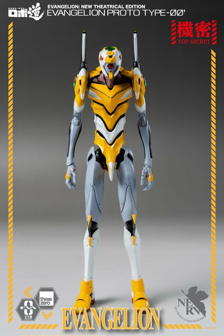 1/6 Scale * | Pre-Orders Threezero Evangelion: New Theatrical Edition Robo-Dou Evangelion Proto Type-00