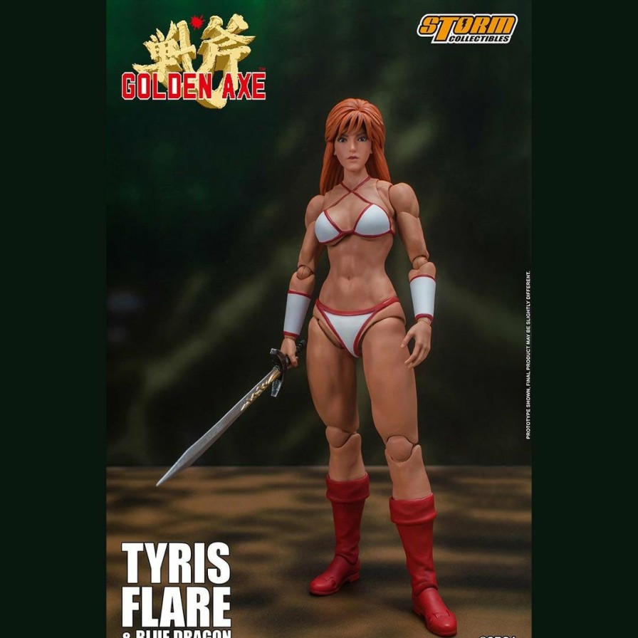 Video Games * | Storm Collectibles Golden Axe Tyris Flare & Blue Dragon 1/12 Action Figure Set New Arrivals