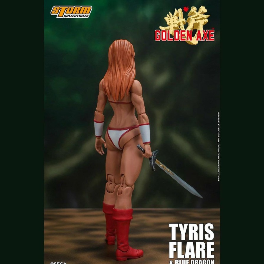 Video Games * | Storm Collectibles Golden Axe Tyris Flare & Blue Dragon 1/12 Action Figure Set New Arrivals