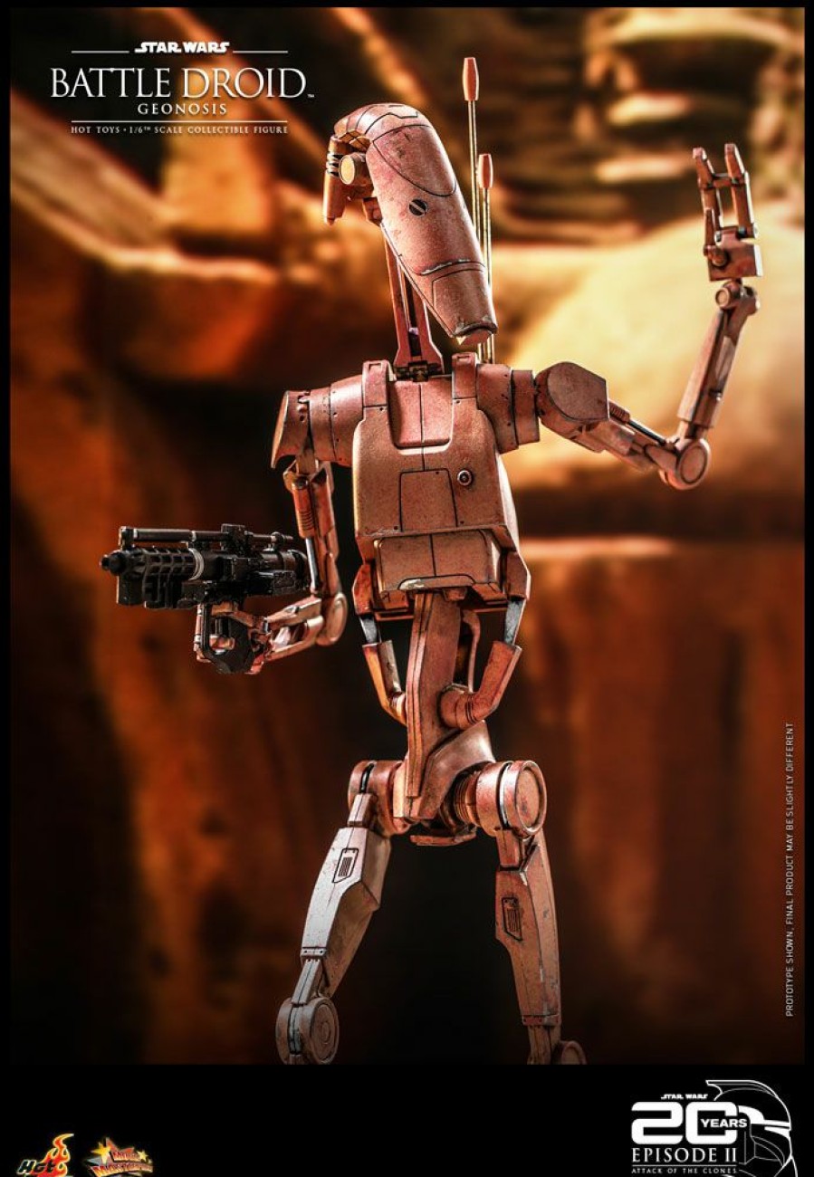 Movies / Tv / Sports * | Pre-Orders Hot Toys 1/6 Scale Figure Battle Droid (Geonosis) (Star Wars: Episode Ii: Attack Of The Clones)