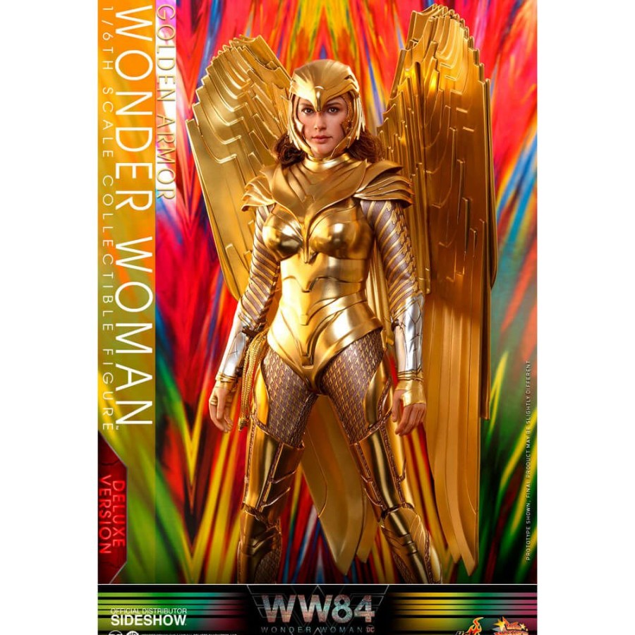 1/6 Scale * | New Arrivals Hot Toys Movie Masterpiece 1/6 Scale Figure Golden Armor Wonder Woman (Deluxe Version)