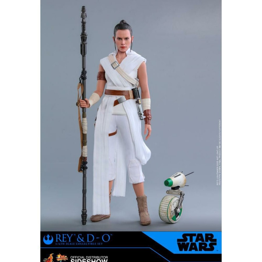 Movies / Tv / Sports * | Hot Toys Movie Masterpiece 1/6 Scale Figure Star Wars: The Rise Of Skywalker Rey & D-O