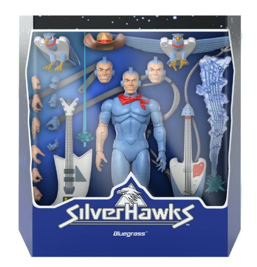 Movies / Tv / Sports * | Super 7 Pre-Orders Silverhawks Ultimates Bluegrass