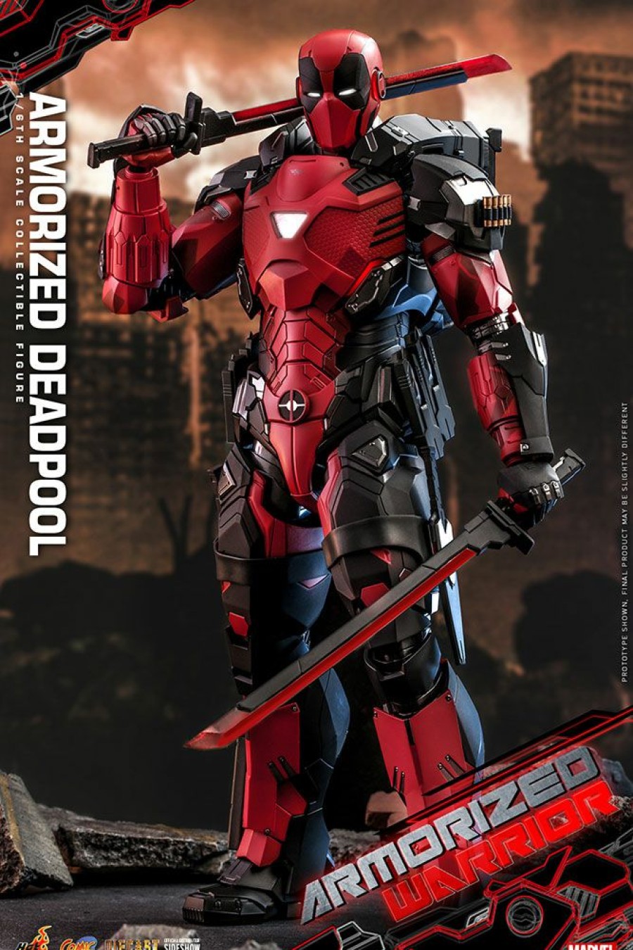 1/6 Scale * | Pre-Orders Hot Toys Comic Masterpiece 1/6 Scale Figure Armorized Deadpool