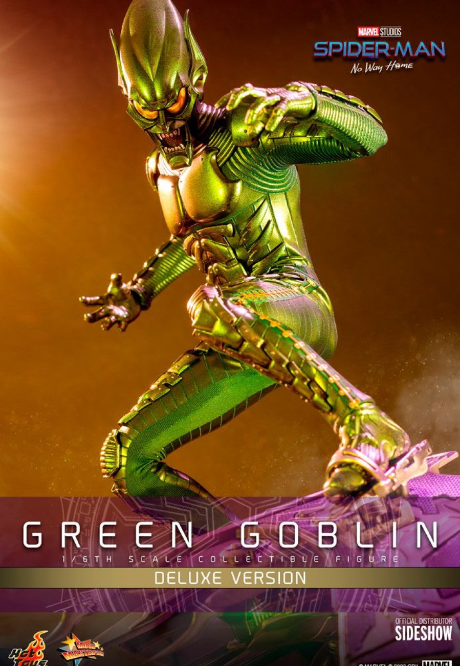 Movies / Tv / Sports * | Hot Toys Movie Masterpiece 1/6 Scale Figure Green Goblin Deluxe Version (Spider-Man: No Way Home)