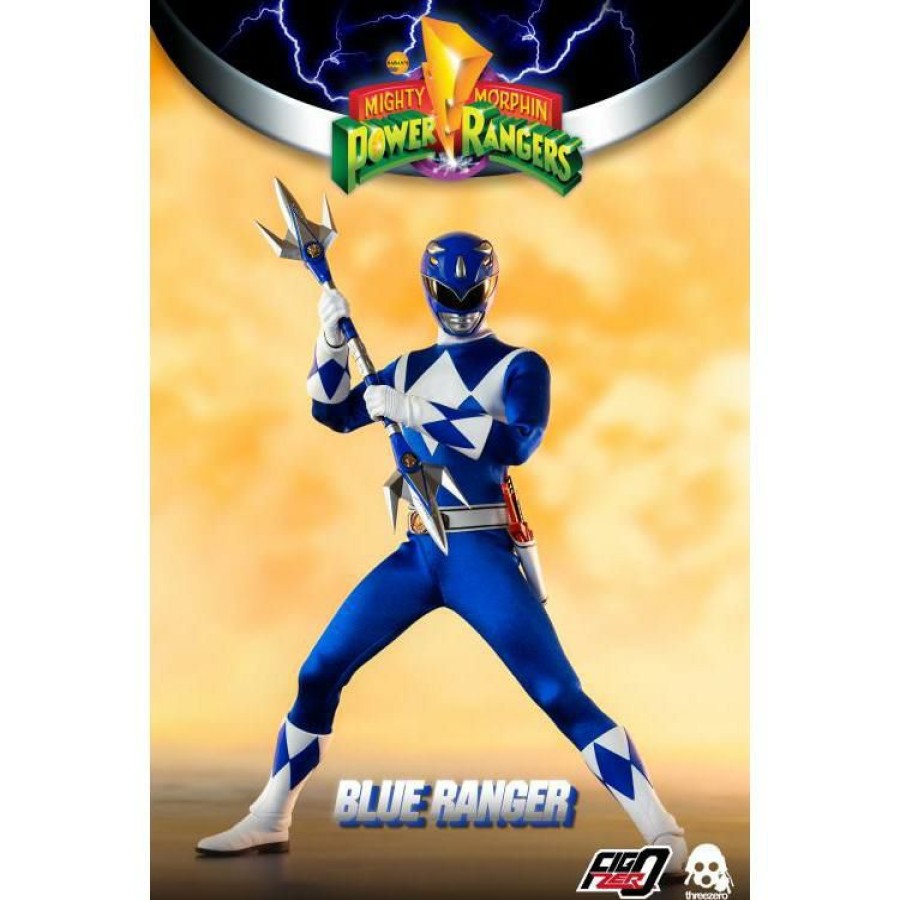 Movies / Tv / Sports * | Threezero 1/6 Scale Figure Mighty Morphin Power Rangers Blue Ranger