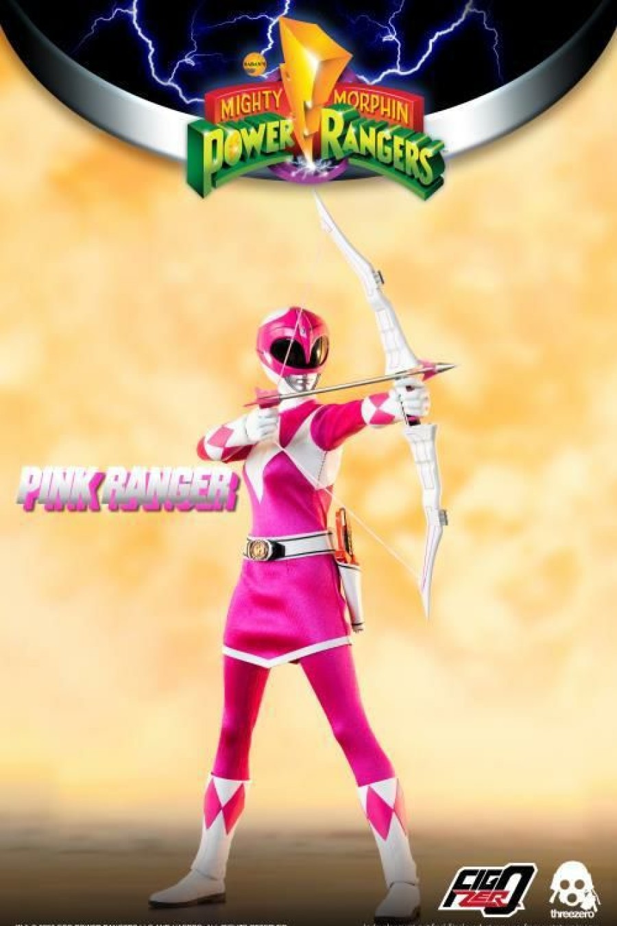 Movies / Tv / Sports * | Threezero 1/6 Scale Figure Mighty Morphin Power Rangers Pink Ranger