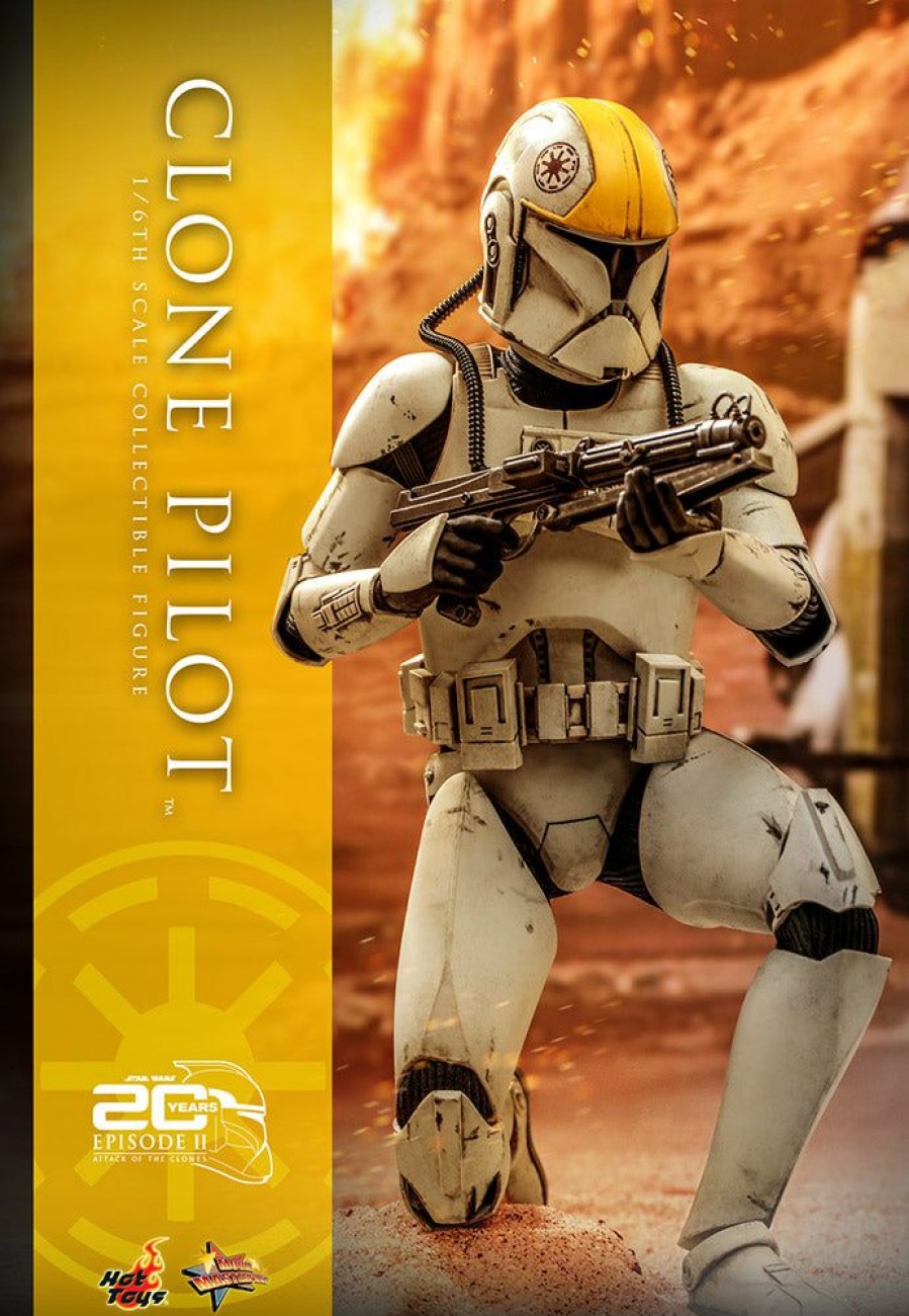 Movies / Tv / Sports * | Hot Toys 1/6 Scale Figure Clone Pilot (Star Wars: Episode Ii: Attack Of The Clones)