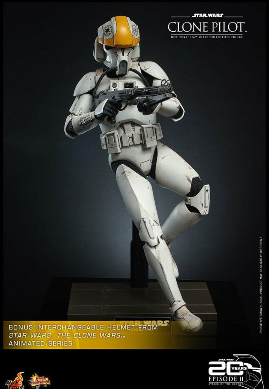 Movies / Tv / Sports * | Hot Toys 1/6 Scale Figure Clone Pilot (Star Wars: Episode Ii: Attack Of The Clones)