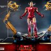 1/6 Scale * | Pre-Orders Hot Toys Quarter Scale Series Diecast Iron Man Mark Iv With Suit-Up Gantry (Deluxe)