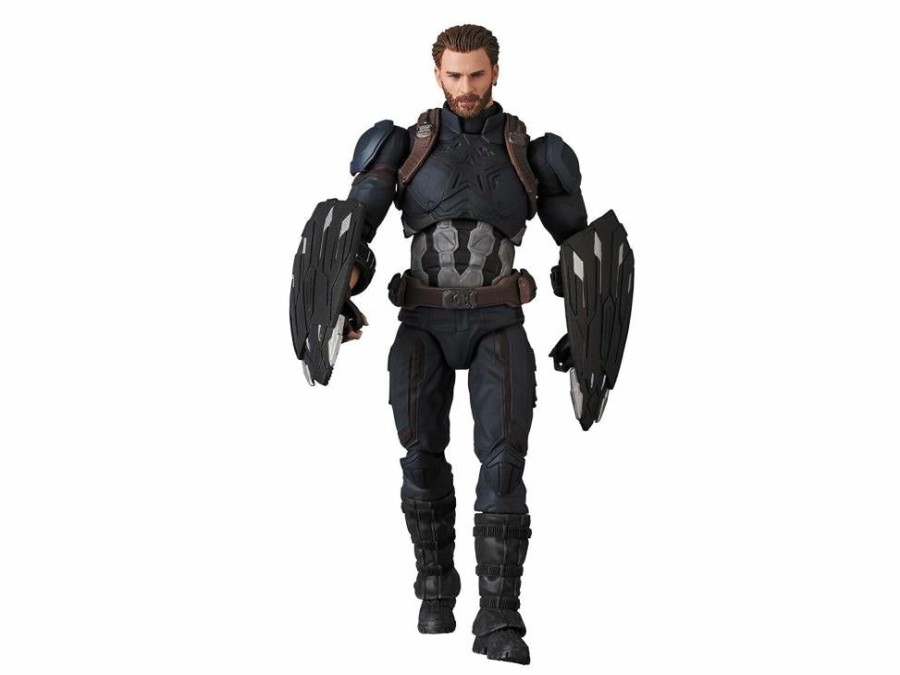 Movies / Tv / Sports * | Avengers: Infinity War Mafex No.122 Captain America Comics