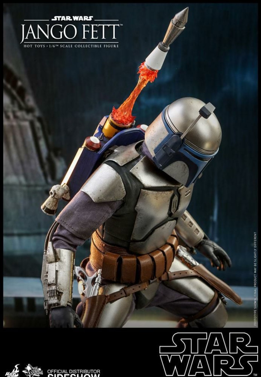 Movies / Tv / Sports * | Hot Toys Movie Masterpiece 1/6 Scale Figure Jango Fett (Star Wars Episode Ii: Attack Of The Clones)