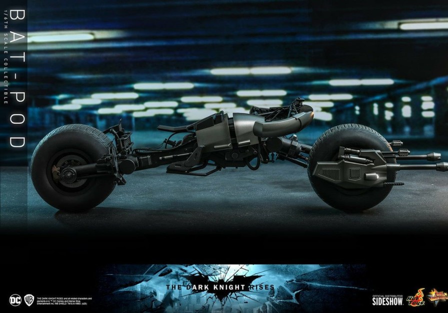 1/6 Scale * | New Arrivals Hot Toys Movie Masterpiece 1/6 Scale Figure The Dark Knight Rises Batpod