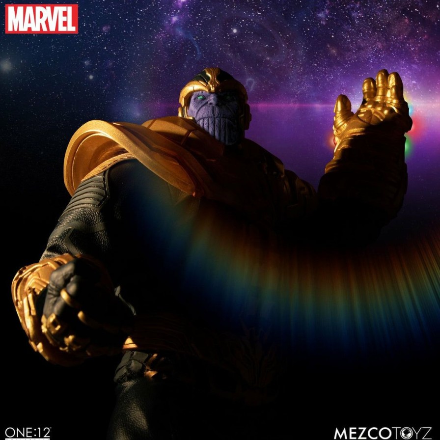 Comics * | Mezco Toys One:12 Collective Marvel Universe Thanos