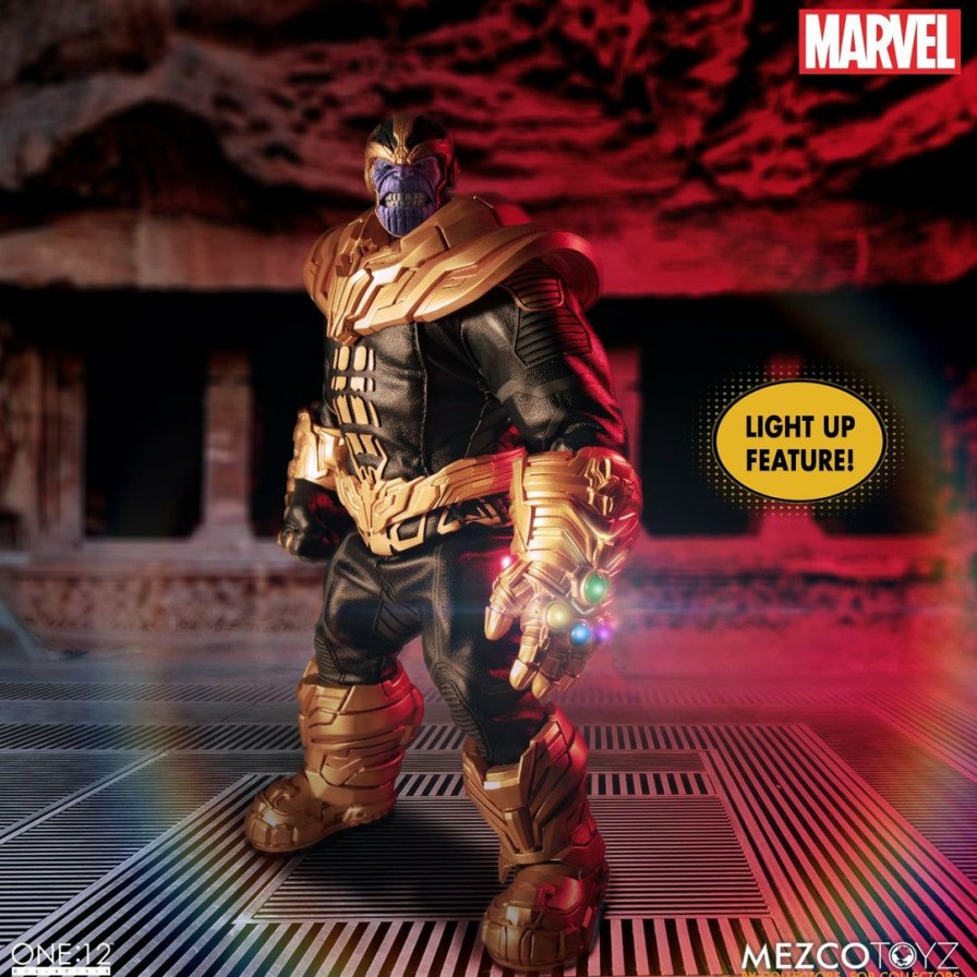 Comics * | Mezco Toys One:12 Collective Marvel Universe Thanos