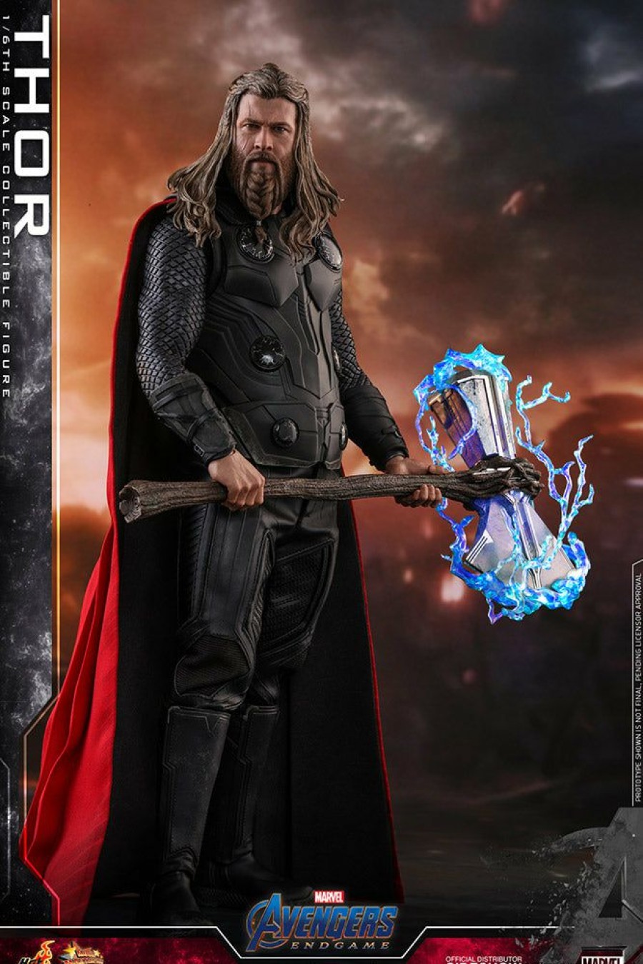 Movies / Tv / Sports * | Hot Toys Movie Masterpiece 1/6 Scale Figure Thor (Avengers: Endgame) New Arrivals