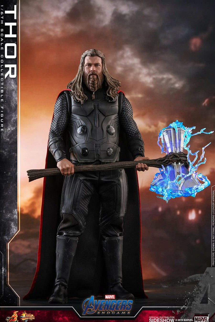 Movies / Tv / Sports * | Hot Toys Movie Masterpiece 1/6 Scale Figure Thor (Avengers: Endgame) New Arrivals