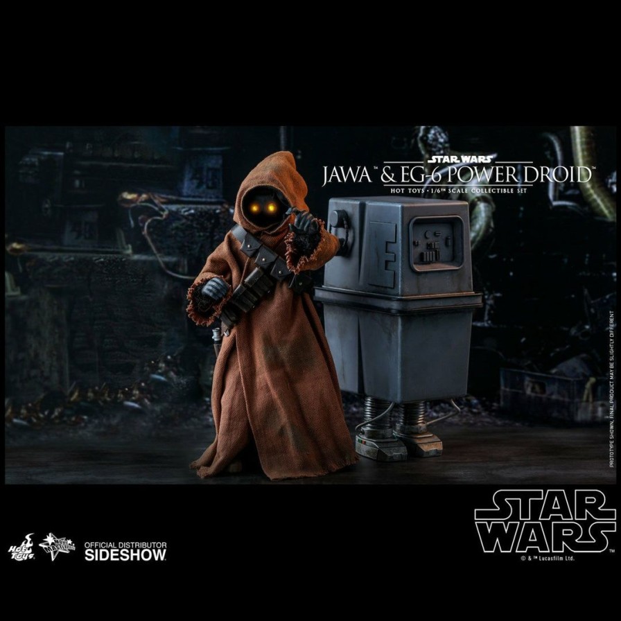 Movies / Tv / Sports * | Hot Toys Movie Masterpiece 1/6 Scale Figure Star Wars Episode Iv: A New Hope Jawa & Eg-6 Power Droid Movies / Tv / Sports