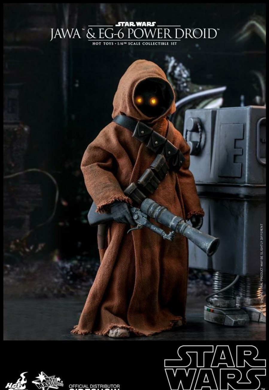 Movies / Tv / Sports * | Hot Toys Movie Masterpiece 1/6 Scale Figure Star Wars Episode Iv: A New Hope Jawa & Eg-6 Power Droid Movies / Tv / Sports