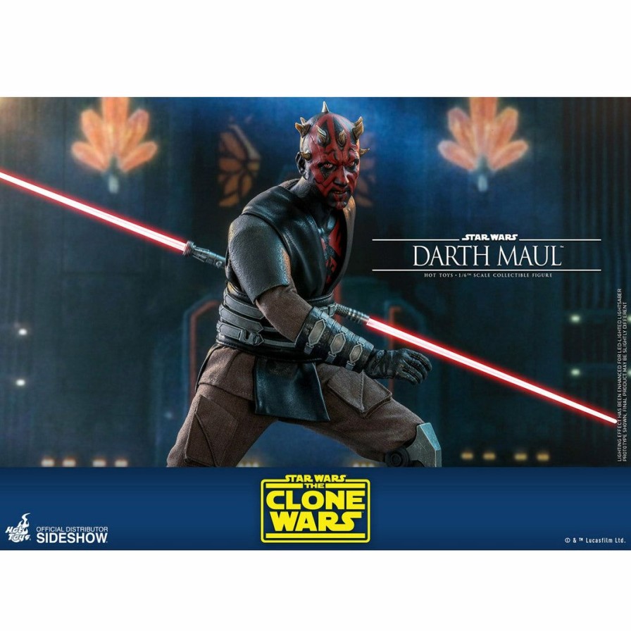 Movies / Tv / Sports * | Hot Toys Television Masterpiece 1/6 Scale Figure Darth Maul (The Clone Wars)