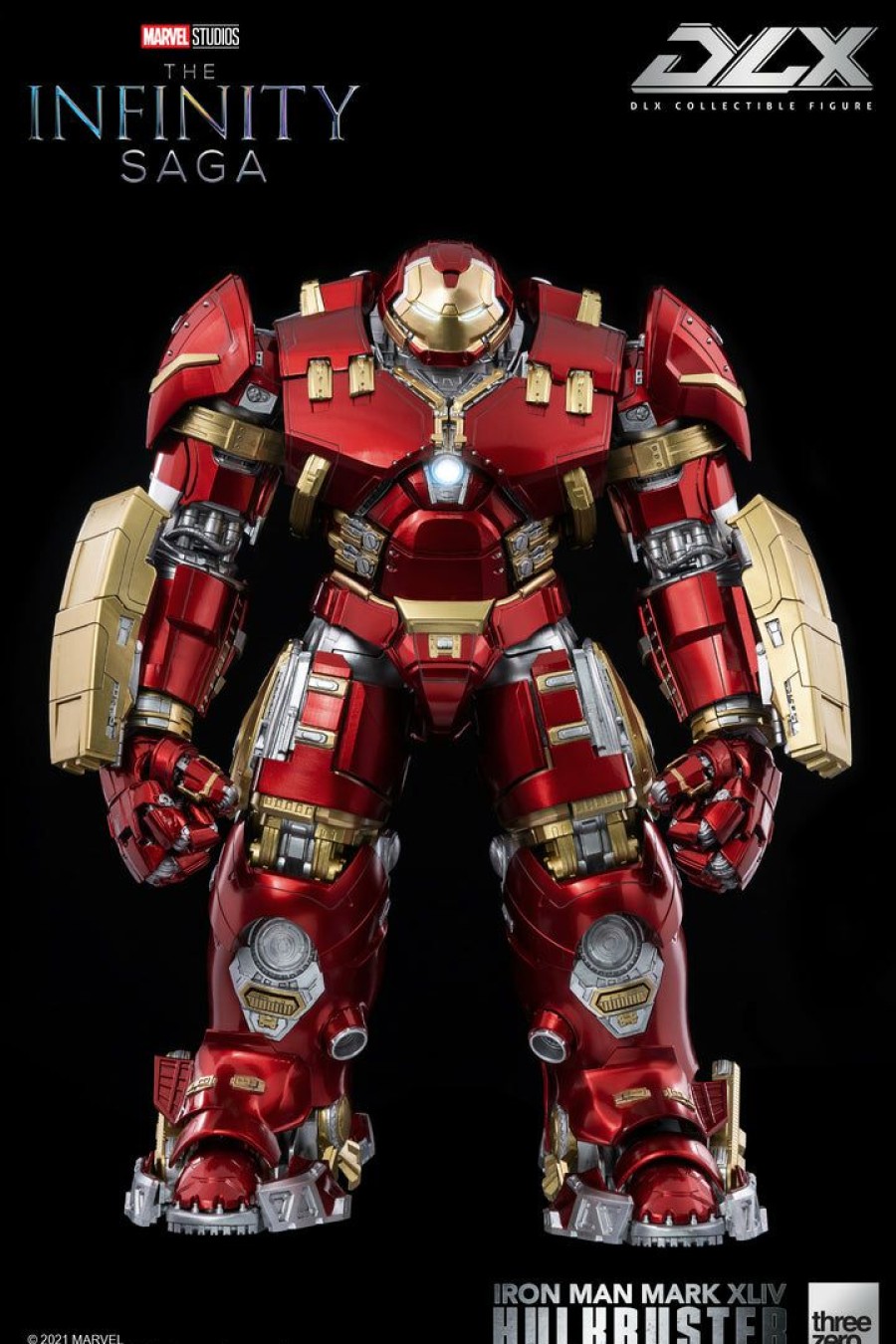 Movies / Tv / Sports * | Threezero Avengers: Age Of Ultron Infinity Saga Dlx Iron Man Mark 44 Hulkbuster 1/12 Scale New Arrivals