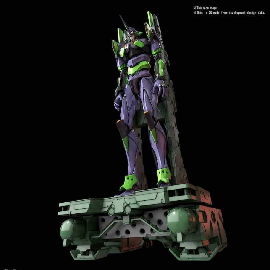 Gundam * | Bandai Rg Evangelion Evangelion Eva-01 Unit-01 Dx W/ Platform Set