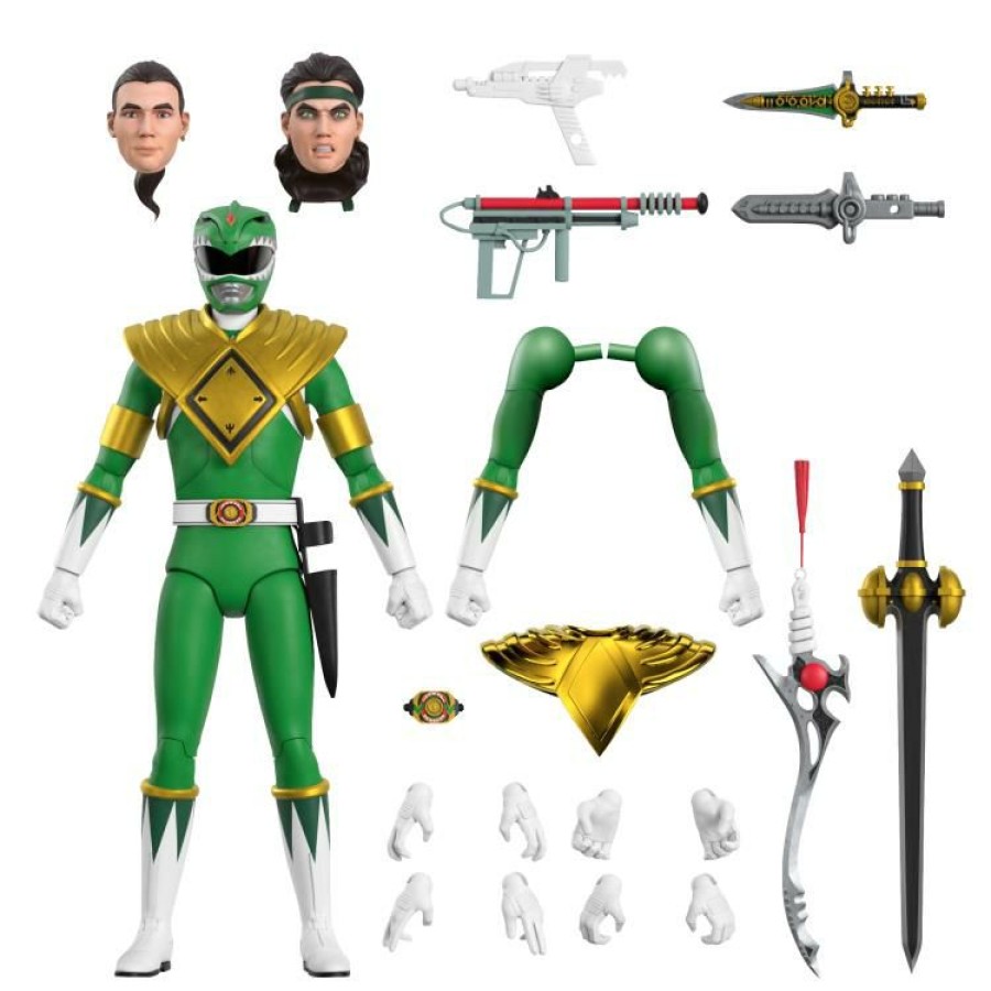 Movies / Tv / Sports * | Super 7 Pre-Orders Mighty Morphin Power Rangers Ultimates Green Ranger