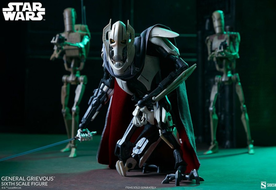 Movies / Tv / Sports * | Sideshow 1/6 Scale Figure General Grievous Movies / Tv / Sports