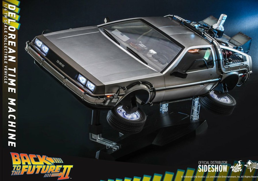 Movies / Tv / Sports * | Hot Toys 1/6 Scale Figure Back To The Future Delorean Time Machine Pre-Orders