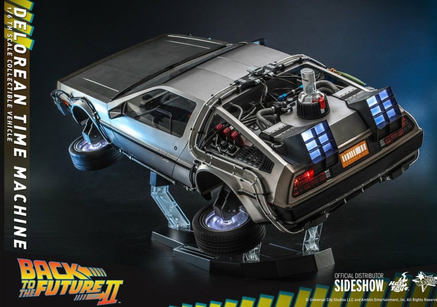 Movies / Tv / Sports * | Hot Toys 1/6 Scale Figure Back To The Future Delorean Time Machine Pre-Orders