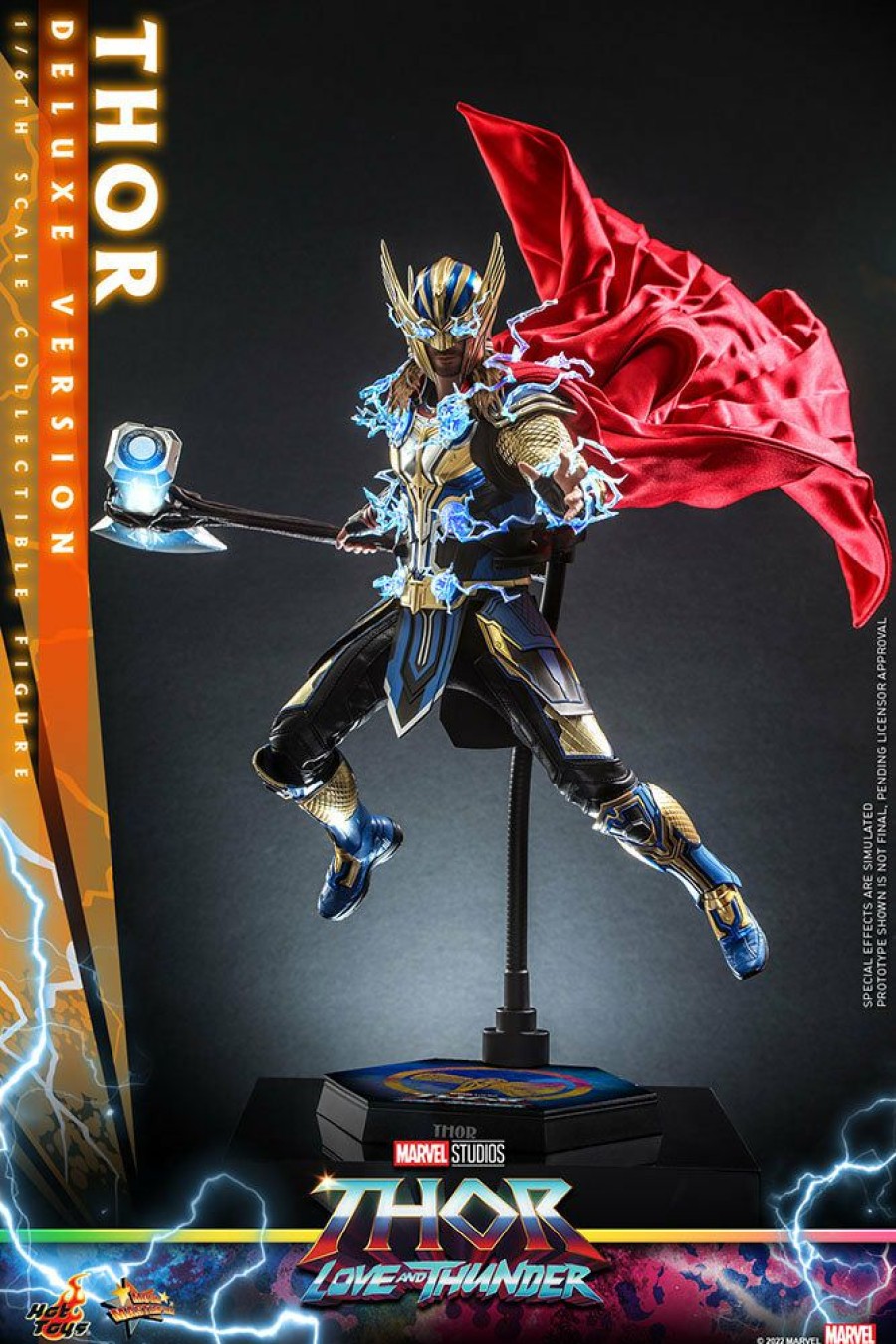 Movies / Tv / Sports * | Hot Toys Movie Masterpiece 1/6 Scale Figure Thor (Thor: Love And Thunder) Deluxe Edition