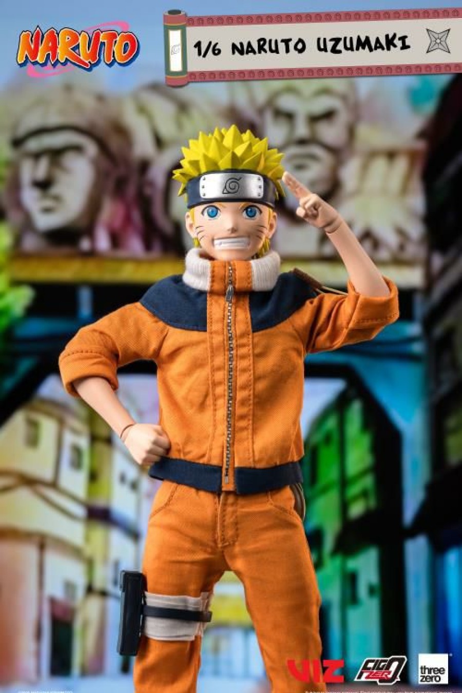 1/6 Scale * | Threezero 1/6 Scale Figure Naruto: Shippuden Naruto Uzumaki