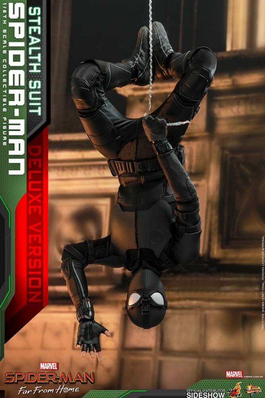 Movies / Tv / Sports * | Hot Toys Movie Masterpiece 1/6 Scale Figure Spider-Man (Stealth Suit) Deluxe Version