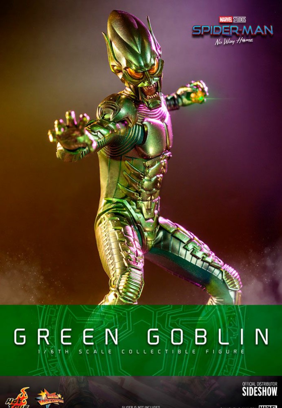 Movies / Tv / Sports * | Hot Toys Movie Masterpiece 1/6 Scale Figure Green Goblin (Spider-Man: No Way Home)