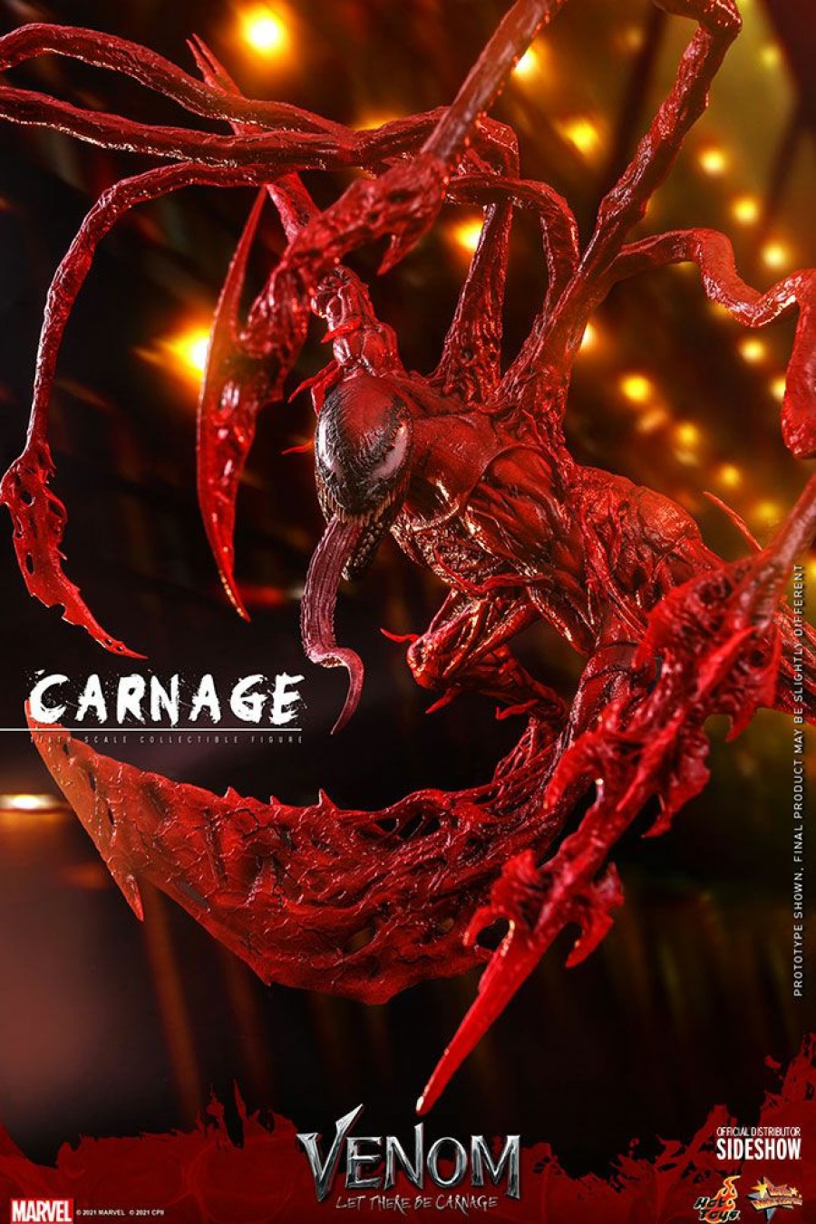 Movies / Tv / Sports * | Hot Toys Movie Masterpiece 1/6 Scale Figure Carnage Pre-Orders