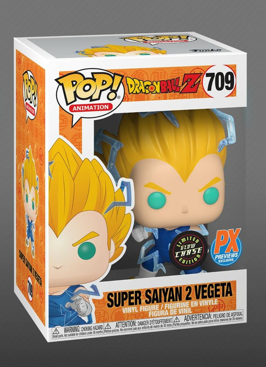 Funko * | Funko Pop! Animation Dragon Ball Super Saiyan 2 Vegeta Px Exclusive Glow In The Dark Chase Anime