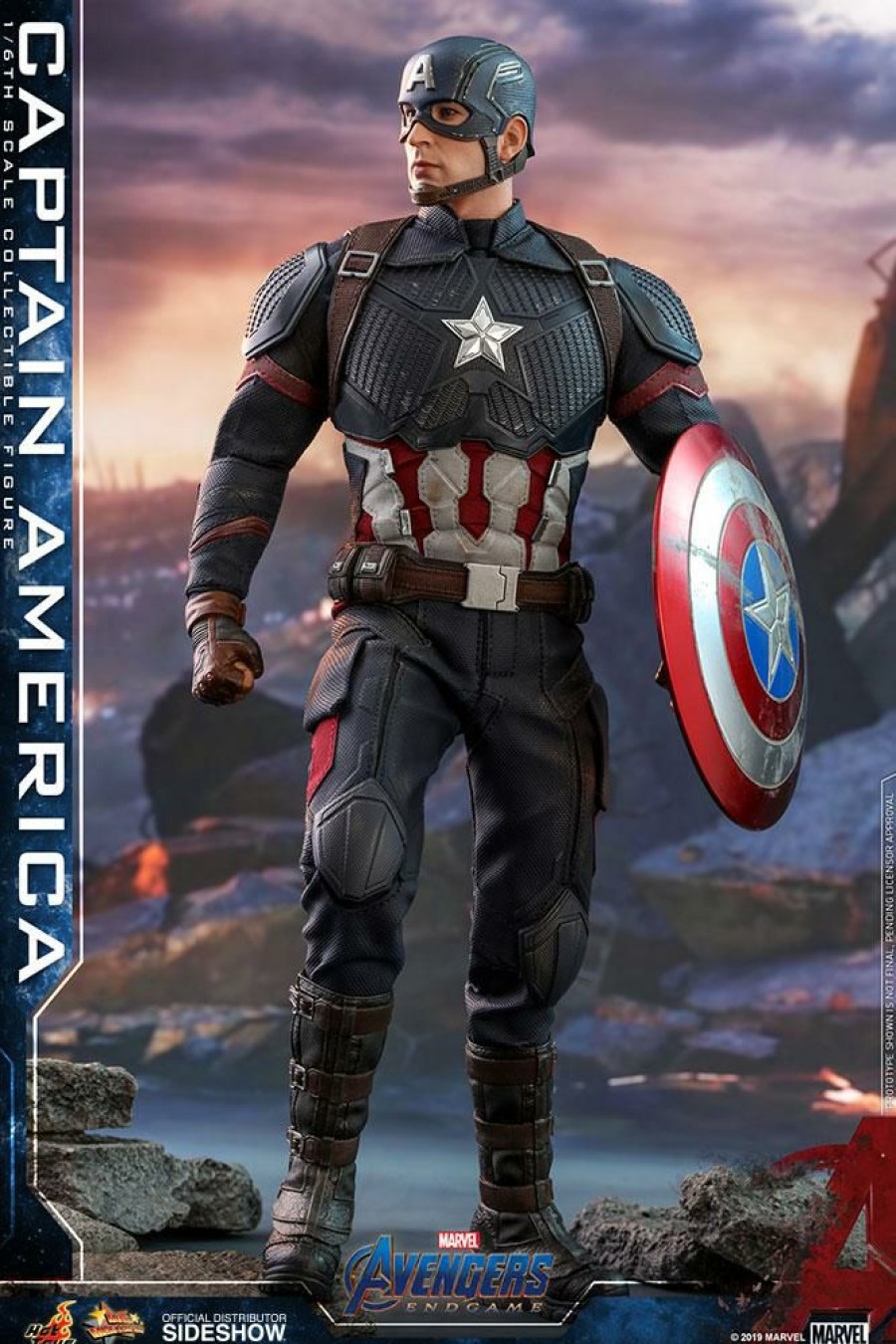 1/6 Scale * | Hot Toys Movie Masterpiece 1/6 Scale Figure Captain America (Avengers: Endgame)