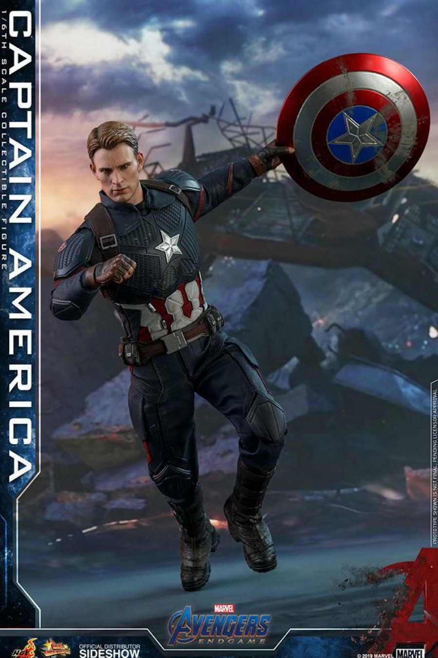 1/6 Scale * | Hot Toys Movie Masterpiece 1/6 Scale Figure Captain America (Avengers: Endgame)