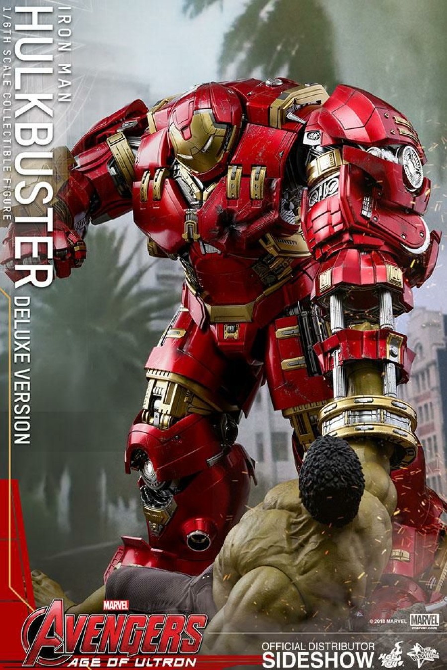 Movies / Tv / Sports * | Hot Toys Movie Masterpiece 1/6 Scale Figure Avengers: Age Of Ultron Hulkbuster (Deluxe Version) Comics