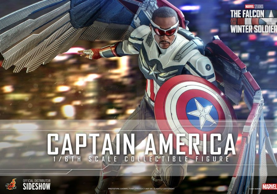 Movies / Tv / Sports * | Pre-Orders Hot Toys Captain America Sixth Scale Figure (The Falcon And The Winter Soldier)