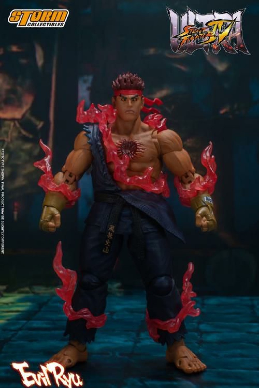 Video Games * | Storm Collectibles Ultimate Street Fighter Iv Evil Ryu Video Games