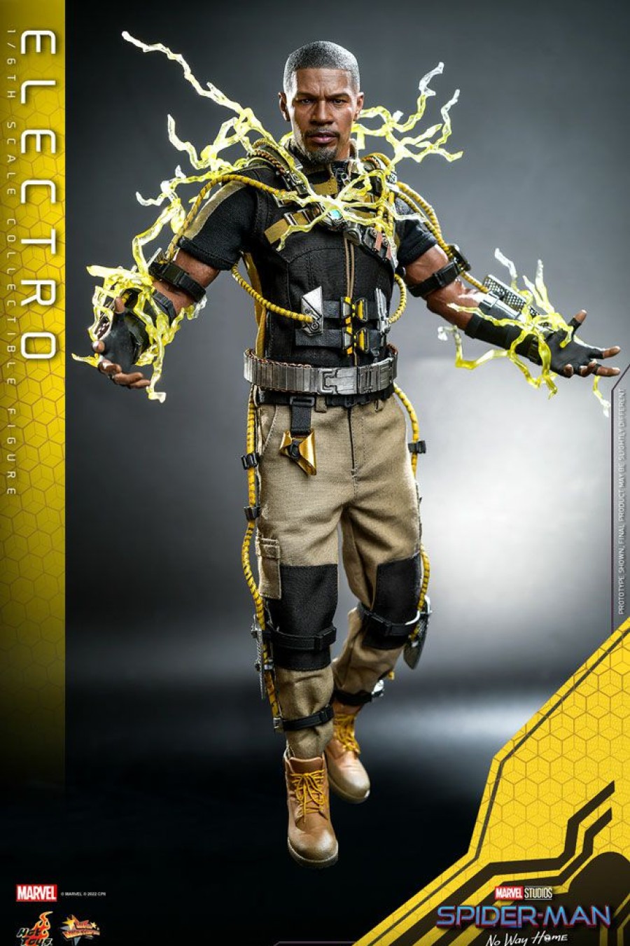 Movies / Tv / Sports * | Pre-Orders Hot Toys Movie Masterpiece 1/6 Scale Figure Electro (Spider-Man: No Way Home)