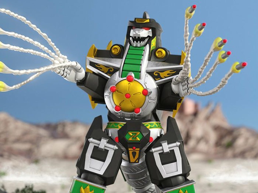 Movies / Tv / Sports * | Super 7 Mighty Morphin Power Rangers Ultimates Dragonzord Figure