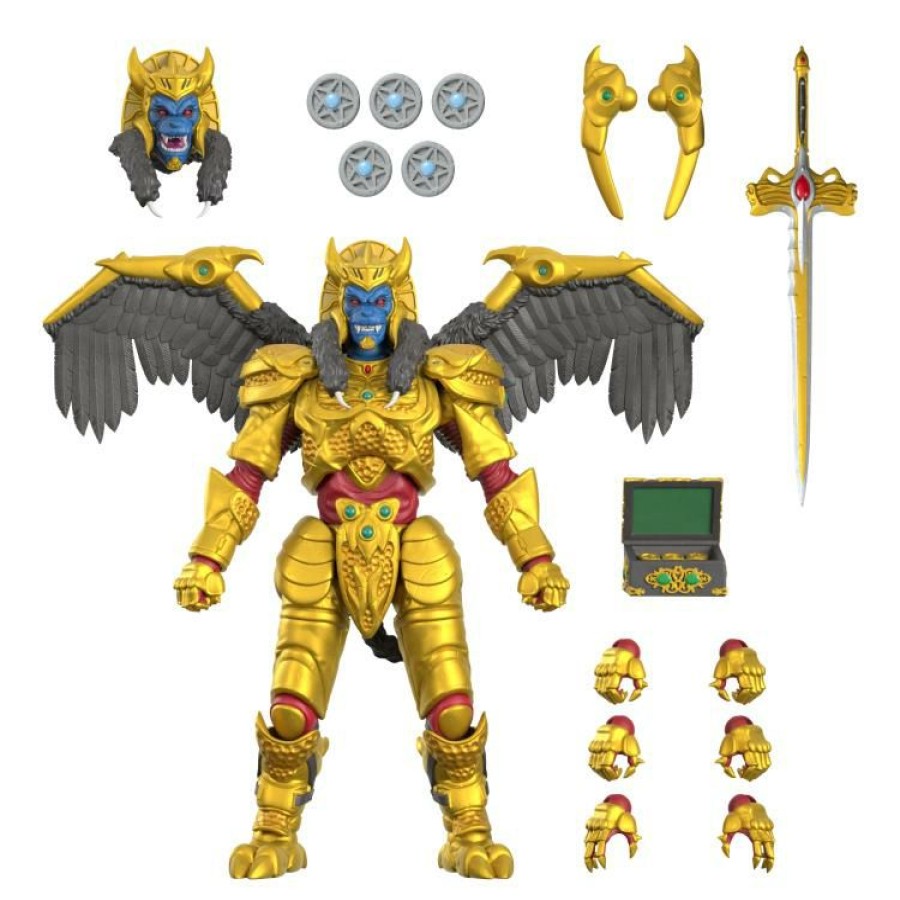 Movies / Tv / Sports * | Super 7 Pre-Orders Mighty Morphin Power Rangers Ultimates Goldar