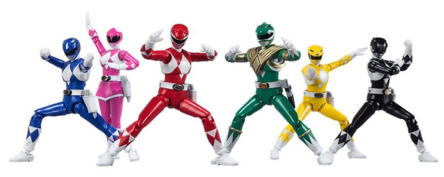 Movies / Tv / Sports * | Bandai New Arrivals Mighty Morphin Power Rangers Shodo Super Set Of 6