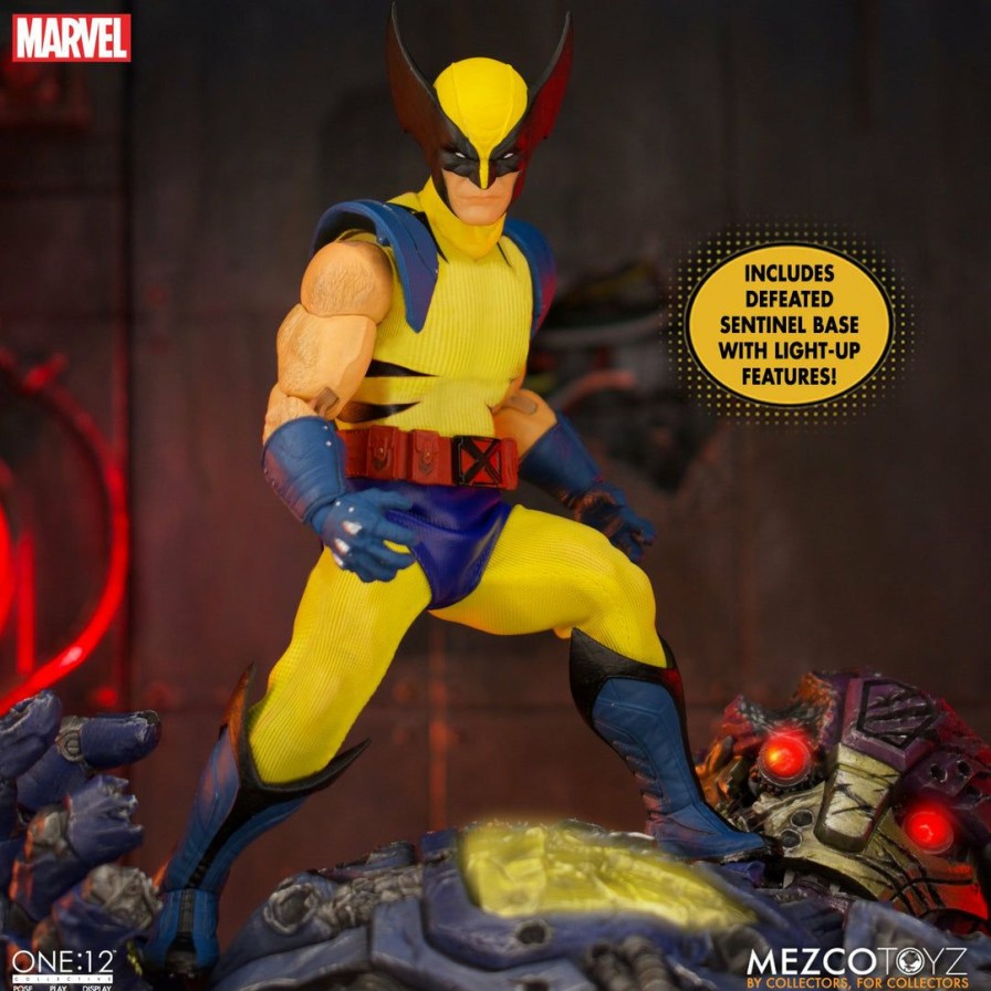 Movies / Tv / Sports * | Mezco Toyz One:12 Collective Marvel Wolverine Deluxe Steel Box Edition