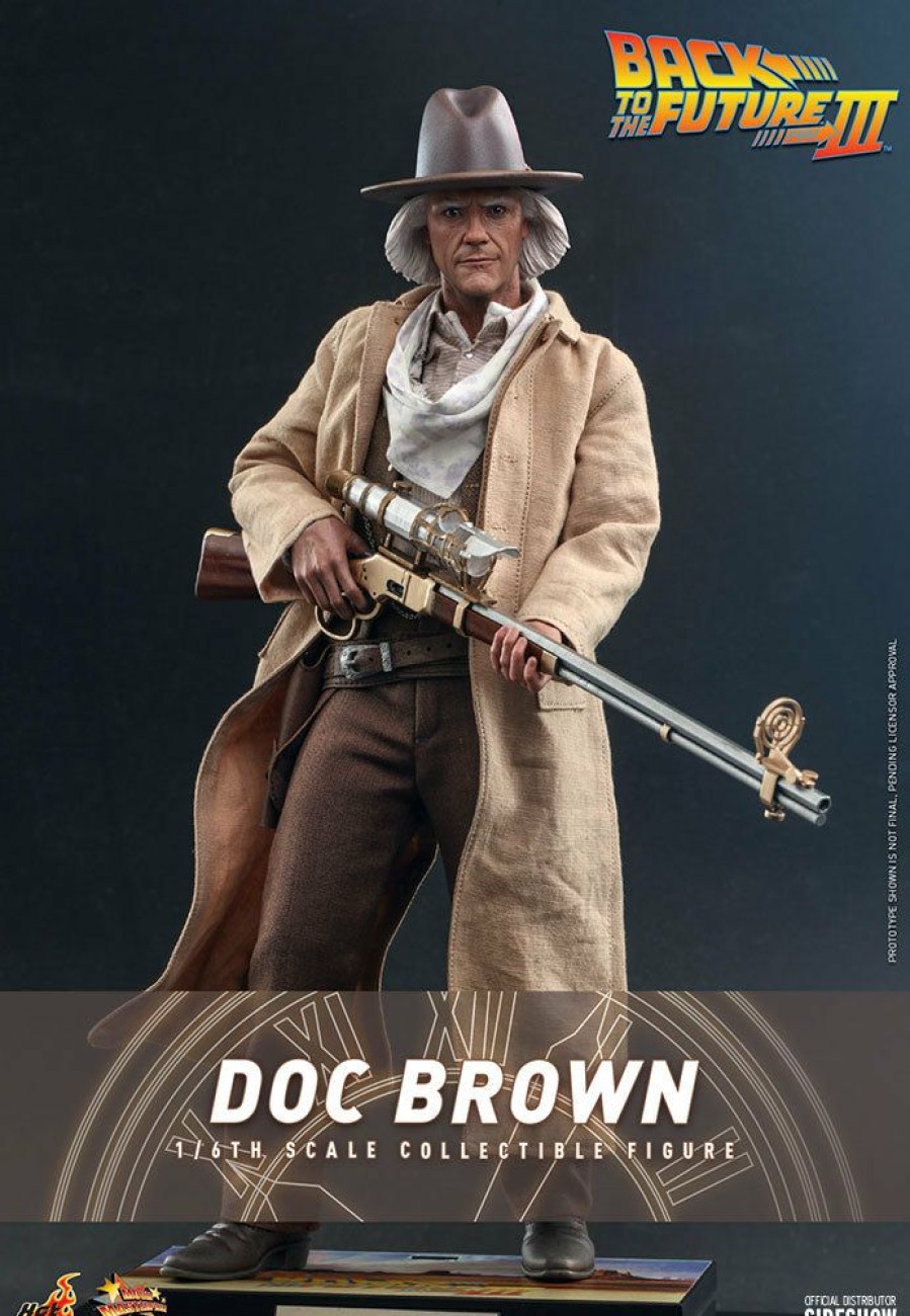 Movies / Tv / Sports * | Pre-Orders Hot Toys 1/6 Scale Figure Back To The Future Part Iii Doc Brown