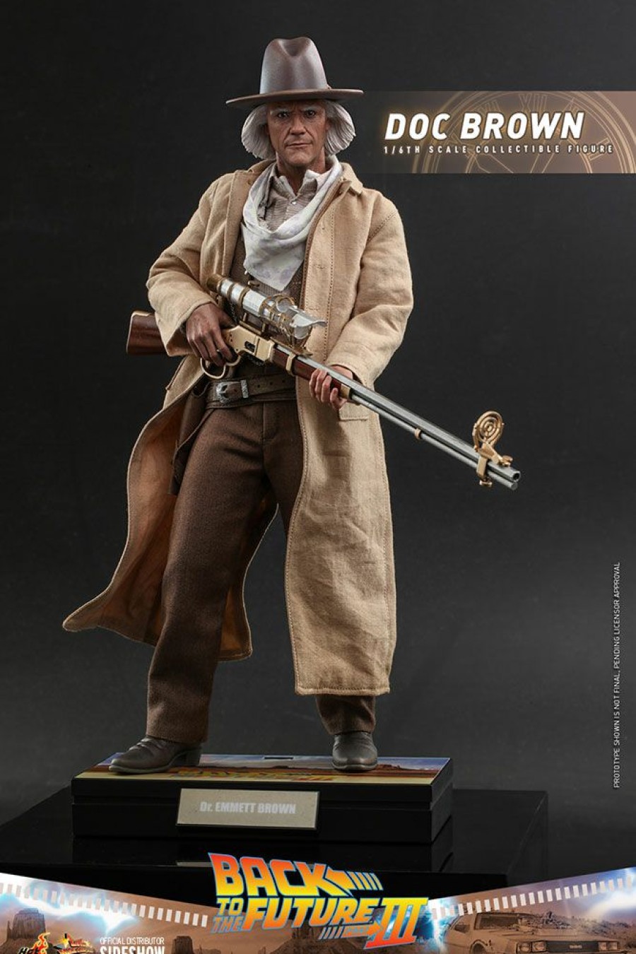 Movies / Tv / Sports * | Pre-Orders Hot Toys 1/6 Scale Figure Back To The Future Part Iii Doc Brown